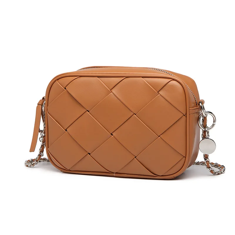 

Small Woven Women's Shoulder Bag Fashion Pu Leather Woman Messenger Bag Luxury Designer Handbags Crossbody Clutch Bag Bolsas