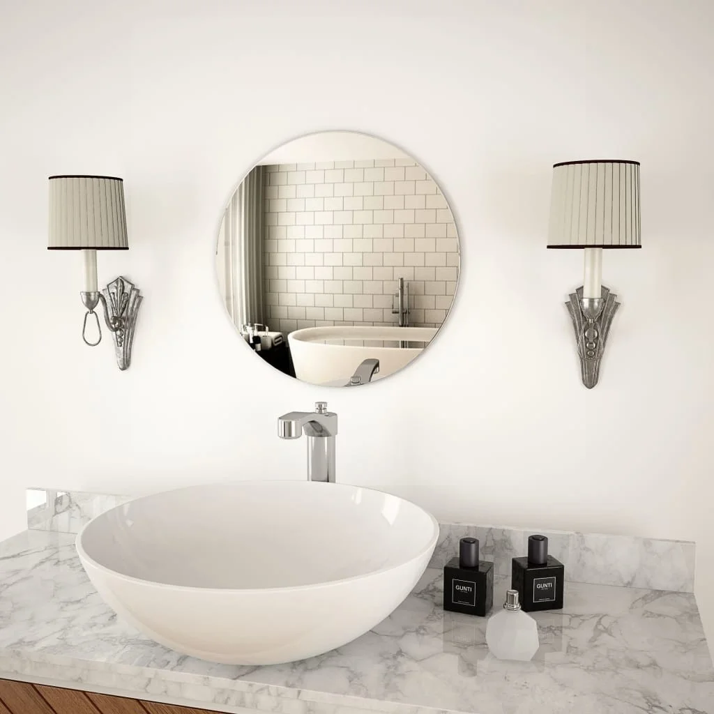 

Wall Mirror 15.7" Round Glass