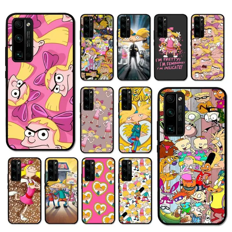 

Hey Arnolds Cartoon Phone Case for Huawei Honor 70 50 30 9X 7A Pro 60 20 10 I 9 Lite 8 8S 8X 8C 5A Play Cover