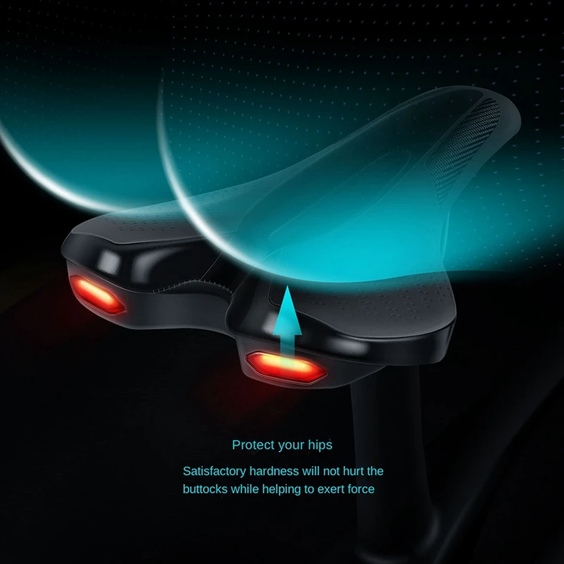 Велосипедное дорожное сиденье для горного велосипеда с предупредительным