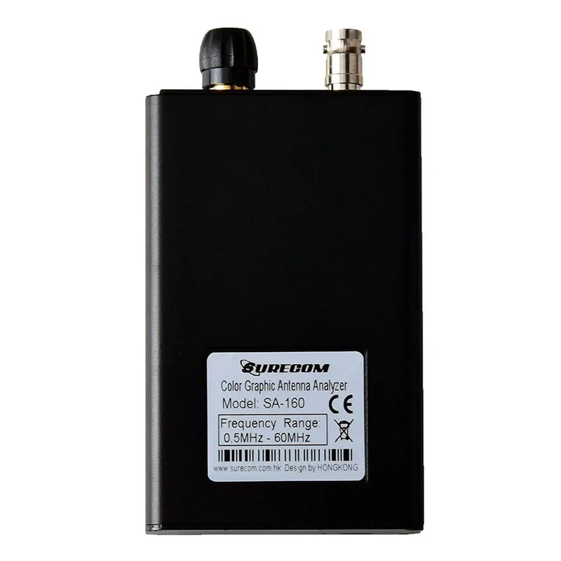 SURECOM SA-160 ЖК-дисплей 0 5–60 МГц цветной графический анализатор антенны разъем BNC для