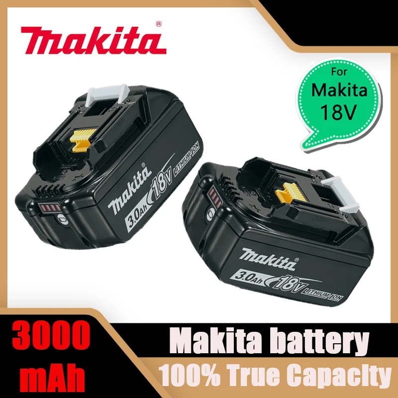 

Makita Original 18V Makita 6000mAh Lithium ion Rechargeable Battery 18v drill Replacement Batteries BL1860 BL1830 BL1850 BL1860B
