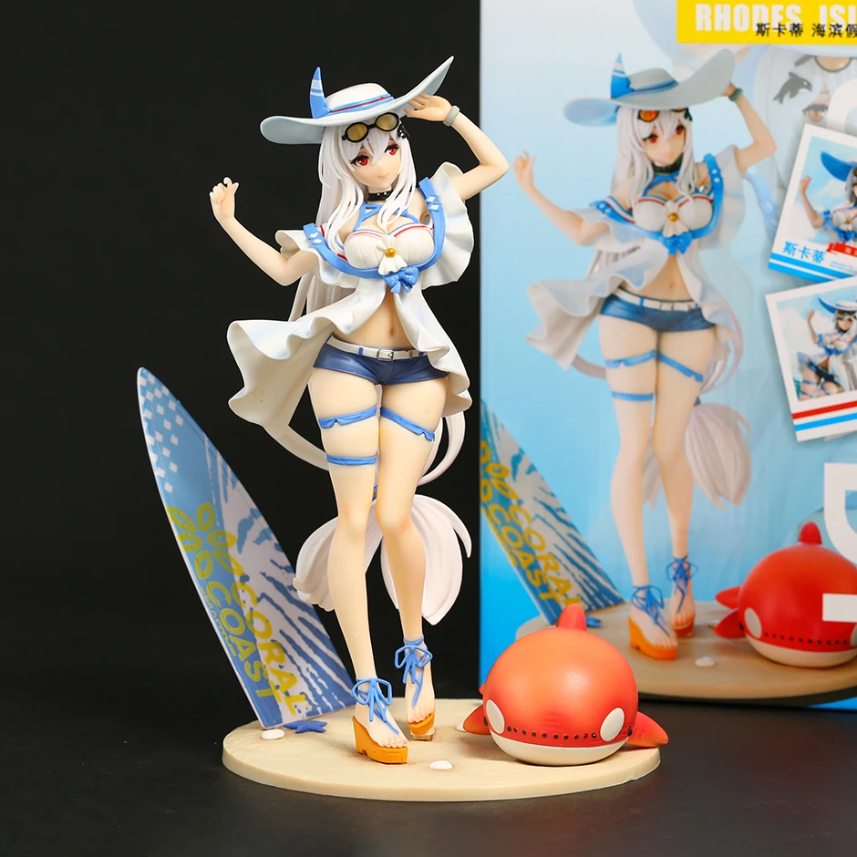 

Arknights Skadi Summer Vacation Ver 1/7 Decoration Figure Toy Model Figurine Birthday Gift Doll