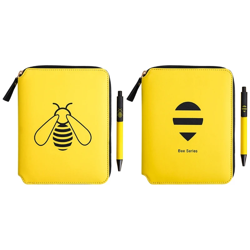 

B6 Journal Notebook Agenda Planner Oragnizer Zipper Notepad Handbook with Pen