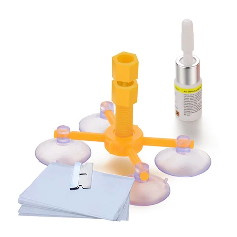 Набор для ремонта ветрового стекла автомобиля, набор инструментов для быстрой фиксации треснувшего стекла и ветрового стекла, полимерный герметик «сделай сам» для стекол автомобиля