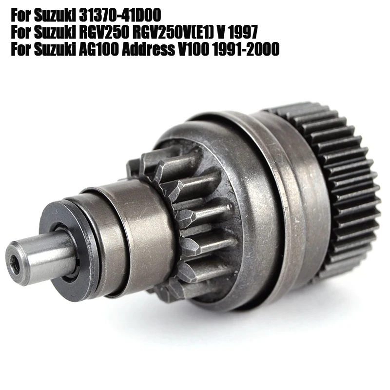 

RGV 250 250V Starter Drive Bendix For Suzuki RGV250 RGV250V(E1) V AG100 Address V100 1991-2000 31370-41D00