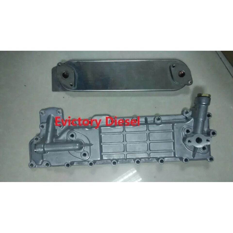 

For Isuzu diesel parts 6BD1 6BD1T oil cooler core and cover assy