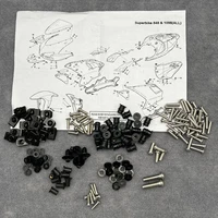 motorcycle complete fairing stainless bolts screws shoulder washer kit clips speed nuts fasteners for ducati 1098 848 1198