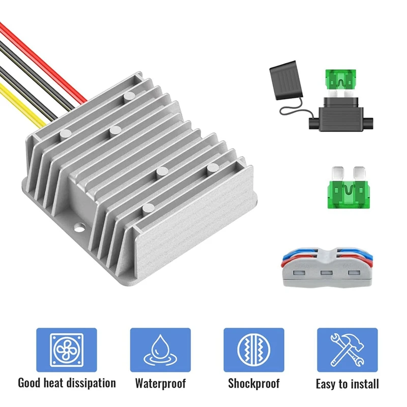 Преобразователь напряжения 12 В 20 А 240 Вт трансформатор регулятора постоянного