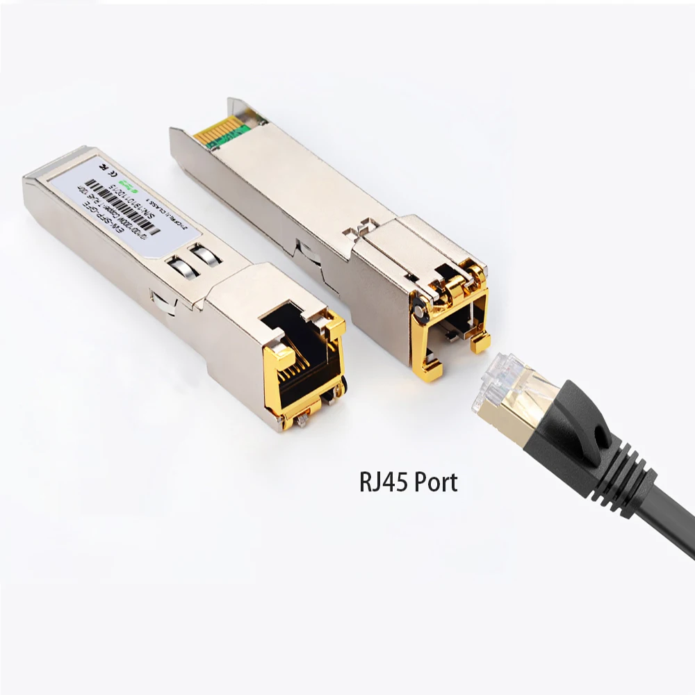 Gigabit RJ45 SFP Module 1000Mbps SFP Copper RJ45 SFP Transceiver Module Compatible for CISCO for HUAWEI Gigabit Ethernet Switch