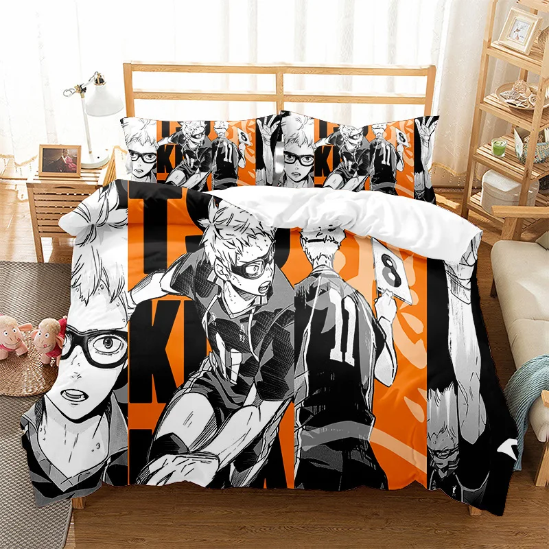 

Haikyuu! Комплект постельного белья с рисунком из японского мультфильма