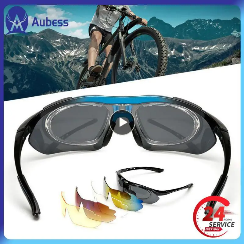 

1~8PCS Effective Polarized Cycling Sun Glasses Outdoor Sports Bicycle Glasses Men Women Bike Sunglasses 29g Goggles Eyewear 5