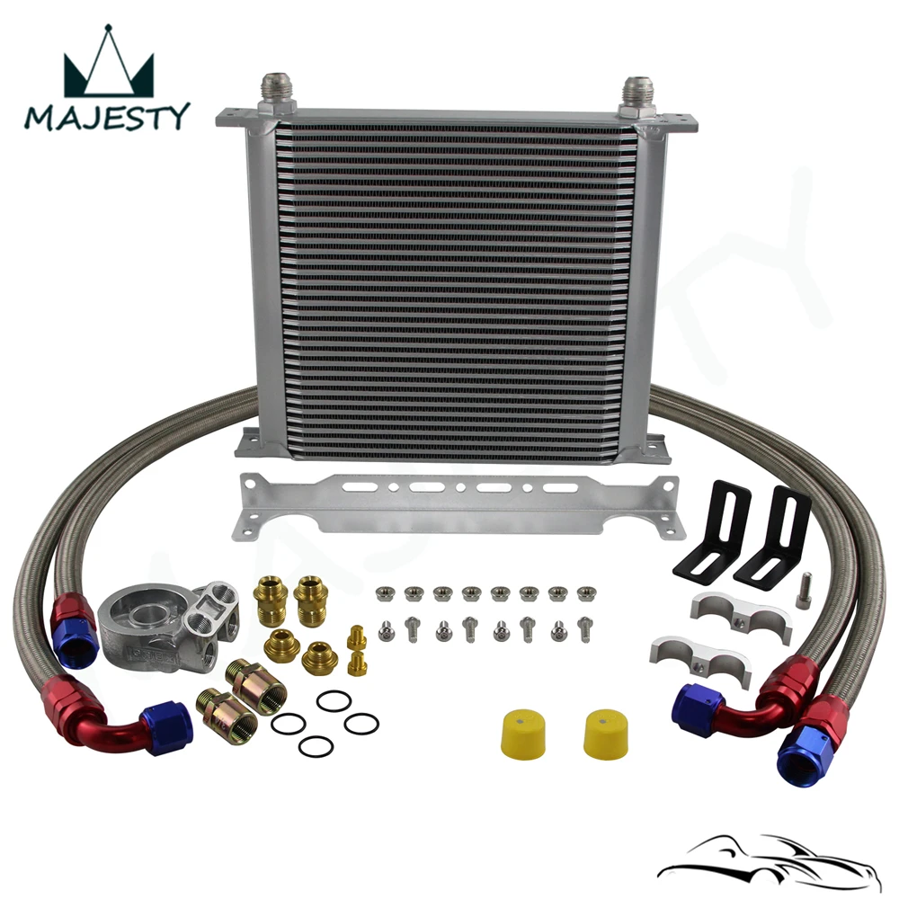 34 ряда 80 градусов адаптер термостата Двигатель гонки AN10 комплект масляного