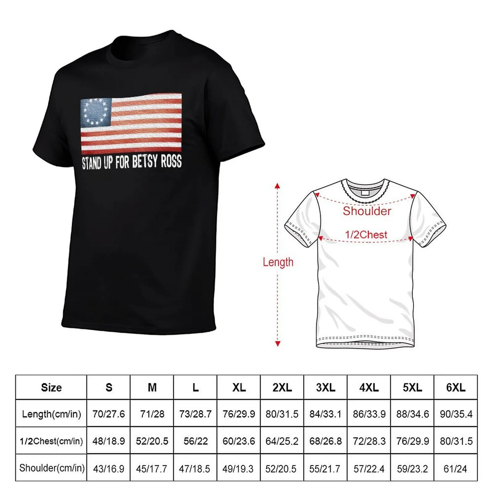 Футболка Rush Betsy Ross Limbaugh Gift - футболка с надписью Stand Up For Betsy Ross, футболка больших размеров с короткими рукавами (art.: 3920dbd93ff59) - 3920dbd93ff59