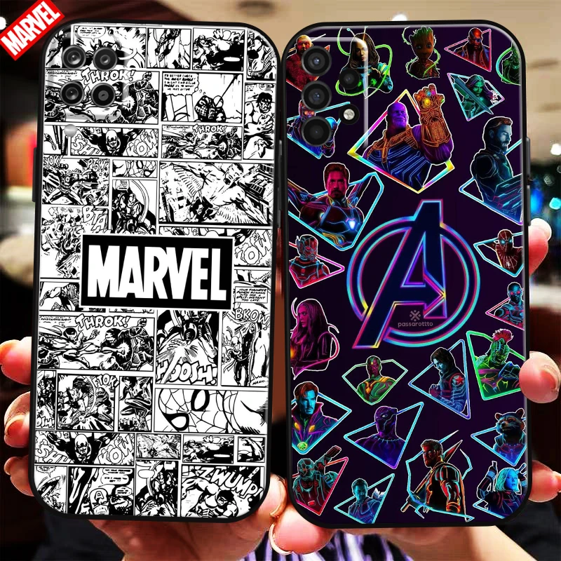 

Marvel Avengers For Samsung Galaxy A11 A12 A21 A21S A22 A30 A31 A32 A42 A51 A52 A70 A71 A72 5G Phone Case Silicone Cover