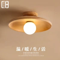 japanese style corridor aisle ceiling lights lighting ins personality creative balcony porch simple cloakroom log hanging lamps