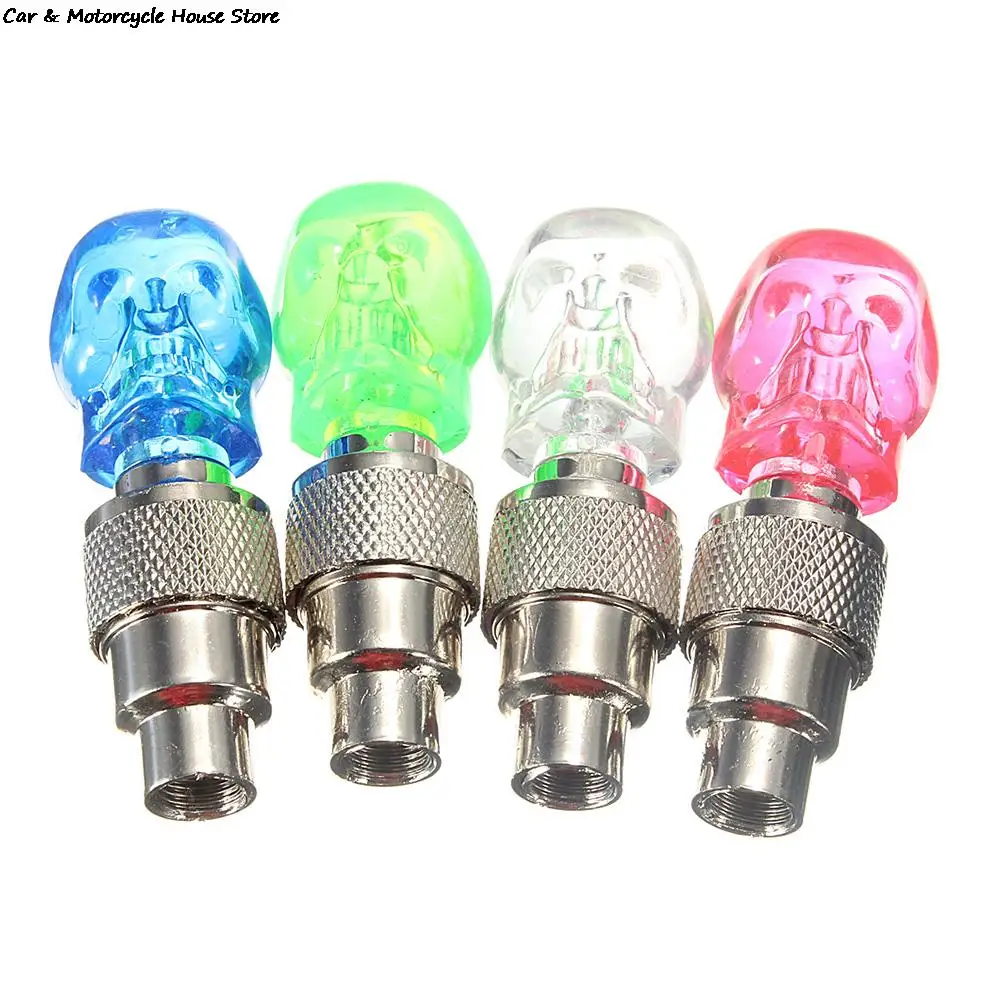 Лампа светодиодная неоновая в форме черепа 4 цвета 2 шт. |