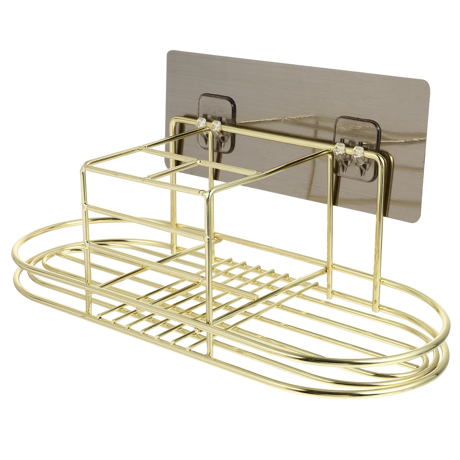 

Holderrack Stand Toothpaste Hanger Duty Heavy Hooks Steel Hook Shower Storage Wall Adhesive Drain Cup