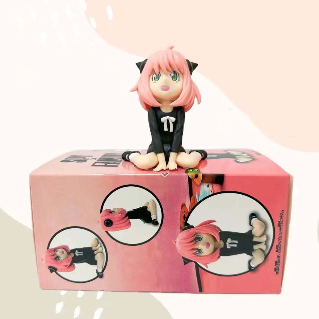 

SPY×FAMILY Anya Forger Anime Figures PVC Toy 9cm Cute Girl Action Figures Doll Brinquedos Birthday Gift Juguetes Model Collector