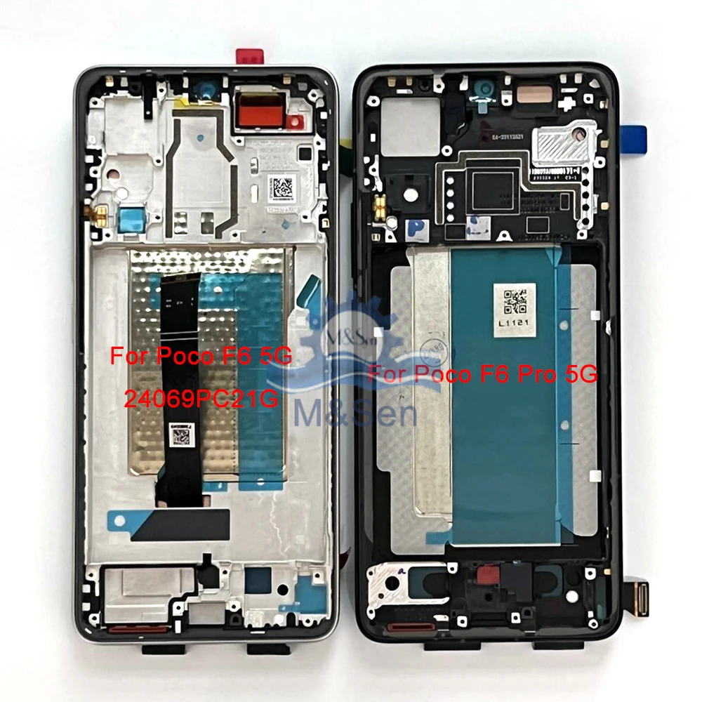Оригинальный Amoled дисплей 6 67 дюйма для Xiaomi Poco F6 24069PC21G рамка ЖК-дисплея с сенсорной