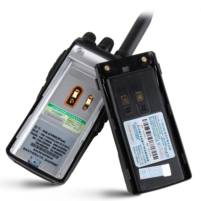 Wouxun KG-UV9D Plus vhf uhf Multi-functional Ham Radio Communciator DTMF 2 Way Raido 7 bands Walkie Talkie Station for Security