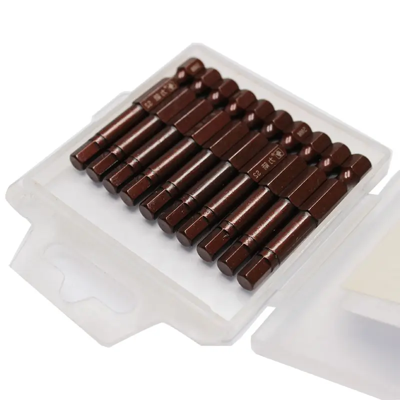 

Hex Screwdriver Bit H3 H4 H5 H6 H8 H10 Length 50mm 75mm 100mm 150mm