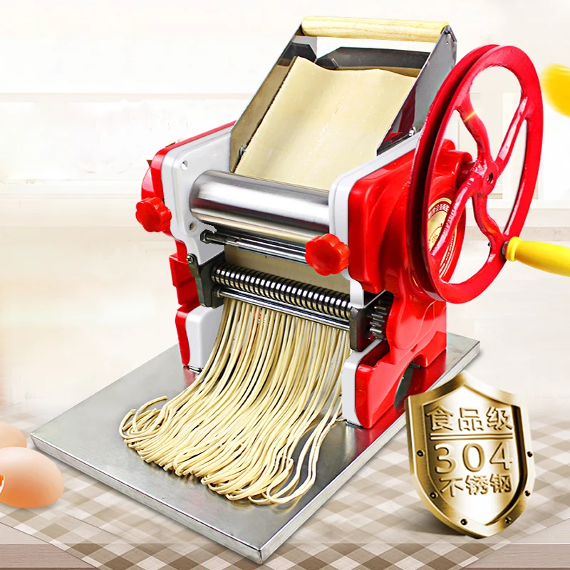 

New Household Manual noodles machine stainless steel pasta machine Pasta Maker Machine Commercial Use 18cm noodle roller width