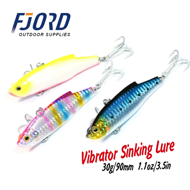 FJORD 90mm 30g Vibrator Fishing Top Walkers Fake Fish Baits 