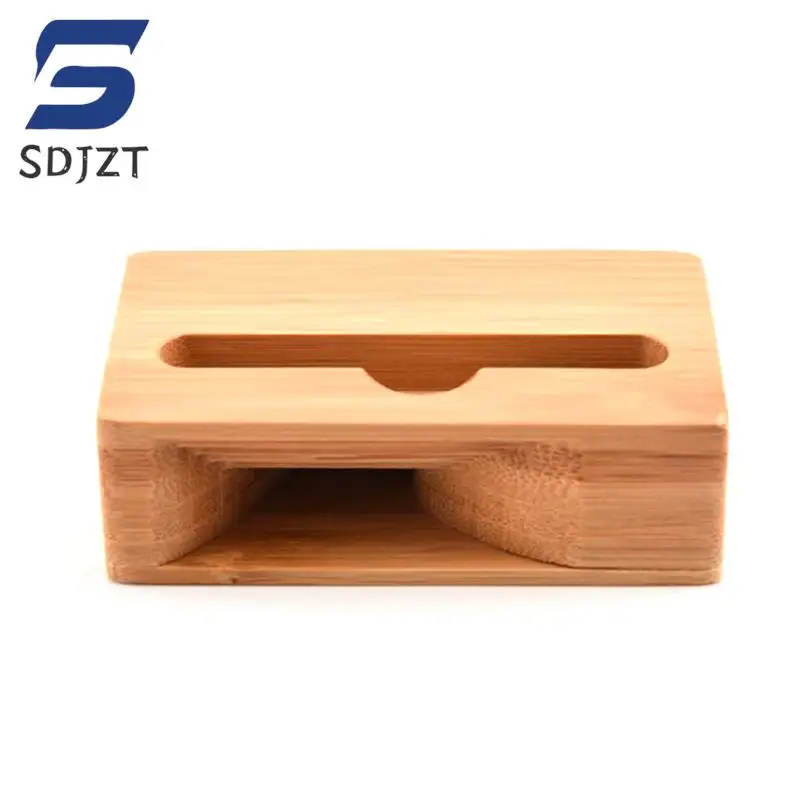 Держатель для динамика бамбуковый усилитель звука деревянные держатели