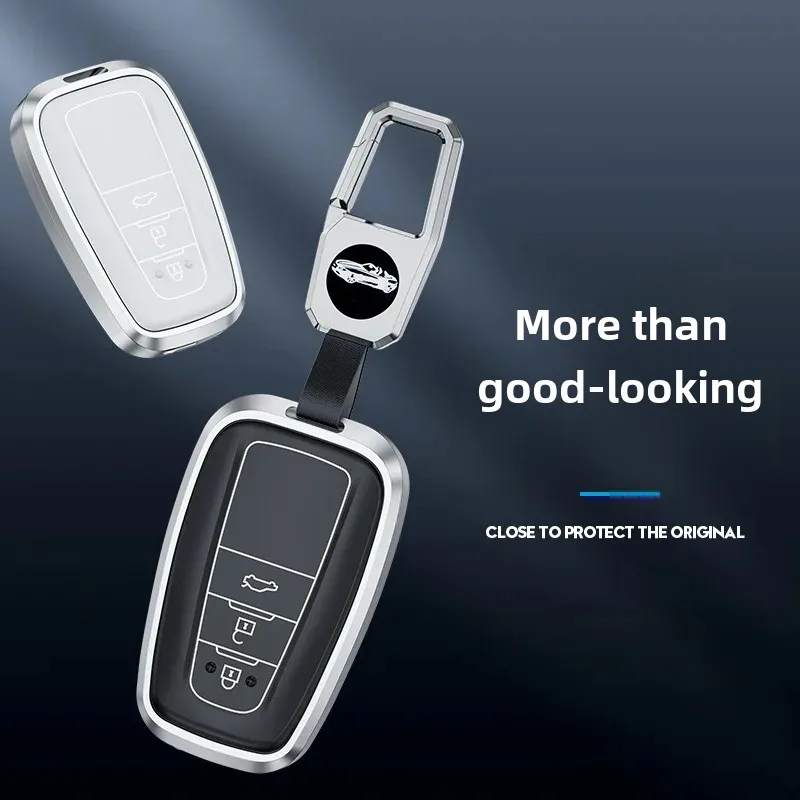 Высококачественный чехол для ключей от машины Toyota совместимый с Camry Corolla Supra Lexus