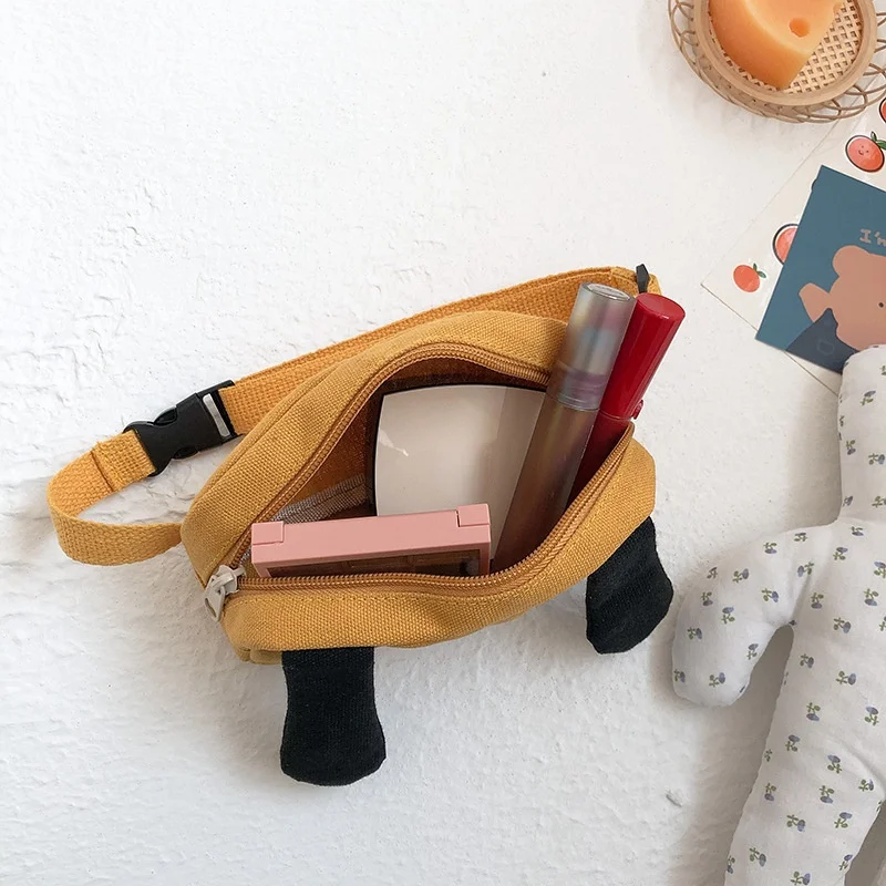 Lovely Puppy Children Shoulder Bags Little Boys Kids Canvas Messenger Bag Baby Girls Wallet Coin Purse Crossbody Bag Handbags