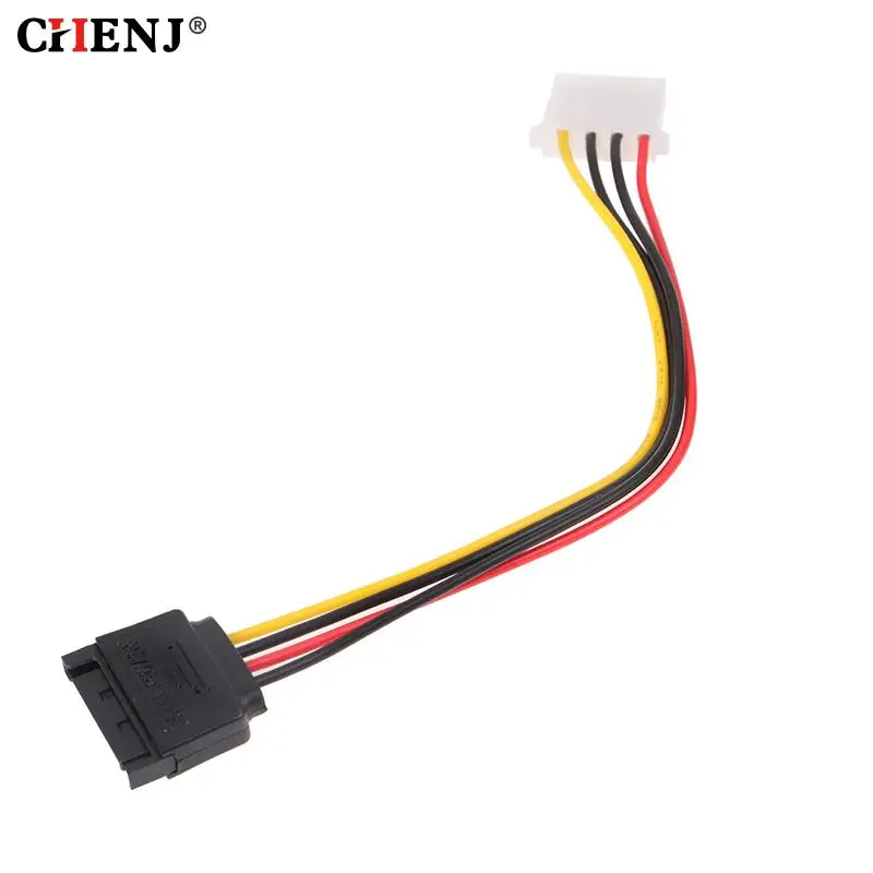 

1 шт. кабель питания SATA-IDE 15 Pin SATA папа-Molex IDE 4-контактный гнездовой адаптер