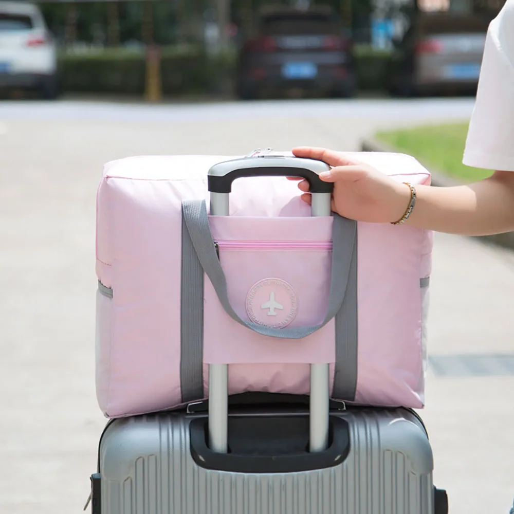 

Foldable Travel Bags Unisex Oxford Large Capacity Women WaterProof Luggage Handbags Men Travel Bags Clothing Storage Bag