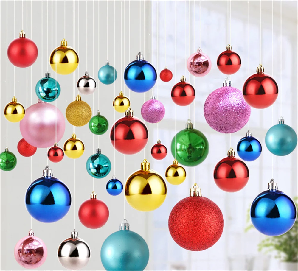 

Рождественские прозрачные шары 24 шт.