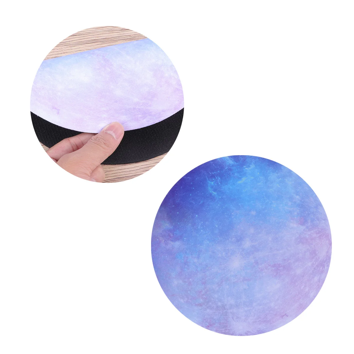 

Round Pad Planet Series Mat Romantic Gaming Pad Ultra Laptop Pad (Mercury)