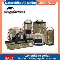 naturehike camouflage series multifunctional storage bag hangable tissue box air tank cover light bag camping picnic accessories