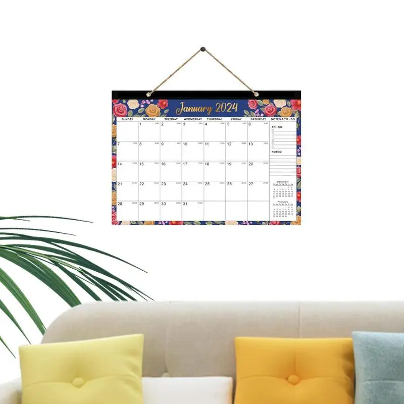 

Настольный календарь 2024-2025, 18 месяцев, настольные календари, ежемесячные страницы 17x12 дюймов 2024-2025, ежемесячный планировщик для дома и офиса