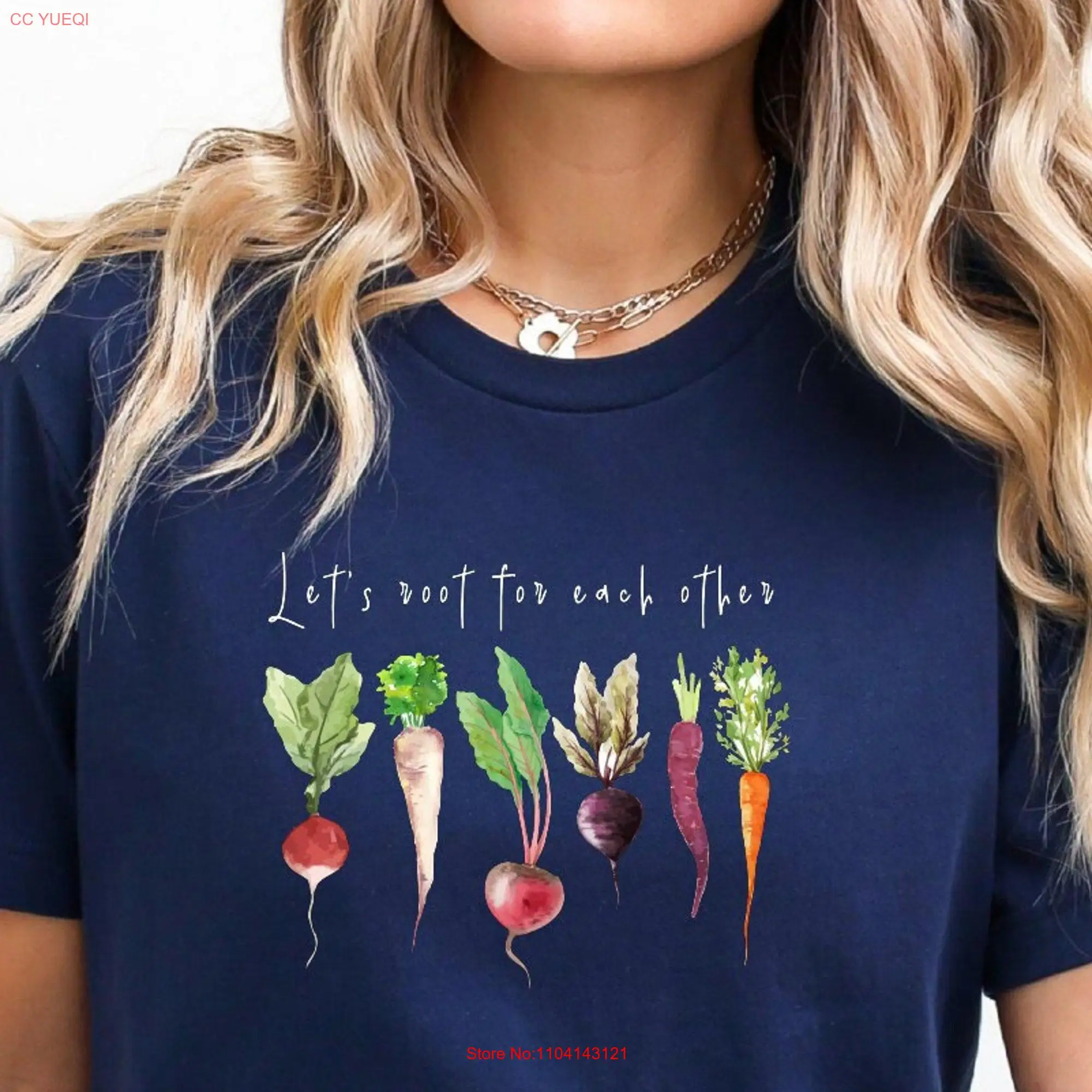 Футболка с растениями Let's Root для друг друга Вегетарианская влюбленная мама