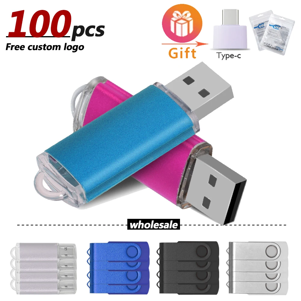 

Флеш-накопитель USB цветной с лазерным логотипом, 100 дюйма, 4 ГБ, 8 ГБ, 16 ГБ, 32 ГБ, 64 ГБ, 2,0 ГБ, 128 шт./партия