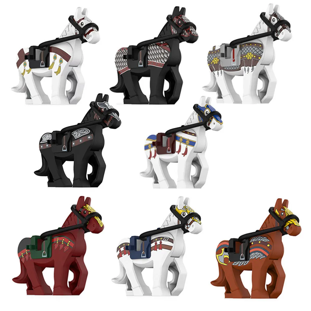 2022 г. креативный город средневековая Военная романтика модель военной лошади