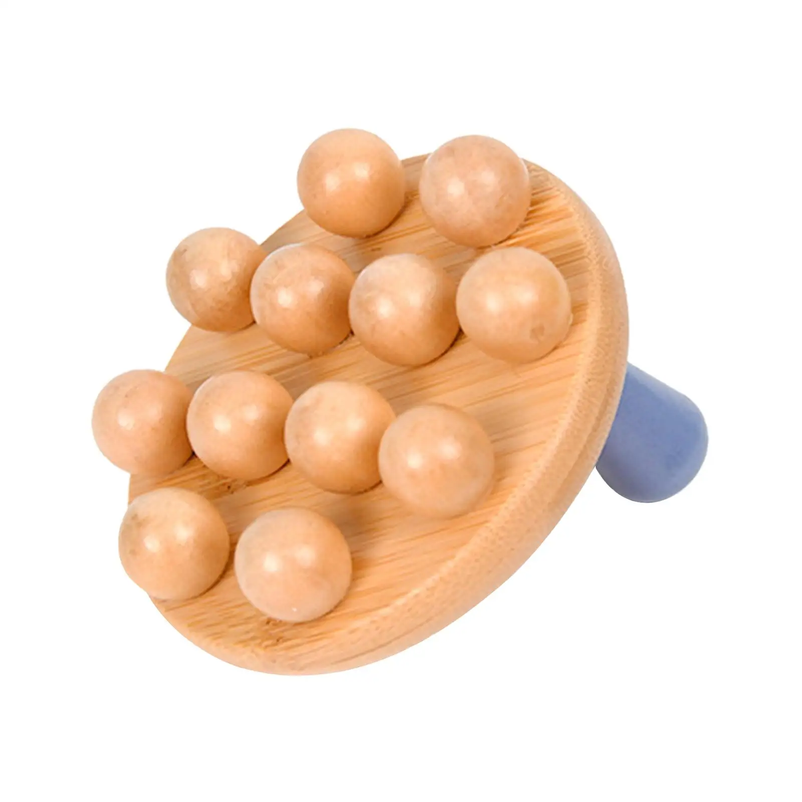 

Wood Massage Brush Body Sculpting Tool with 12 Balls Manual Body Massager Brush Tool for Back Legs Neck Shoulder Body Contouring