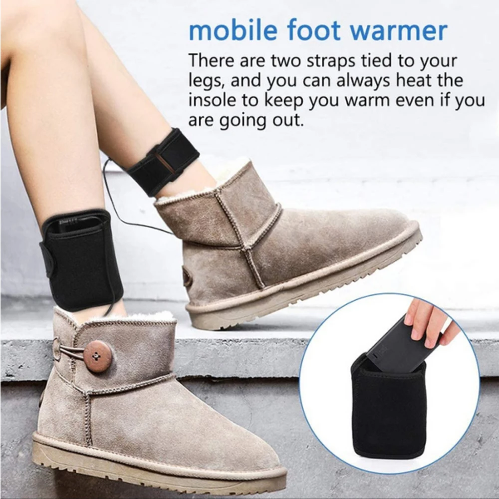 Electrically Heated Insoles for Shoes Battery Electric Heating Shoe Sole Winter Feet Warm Sock Pad Washable Warm Thermal Insoles