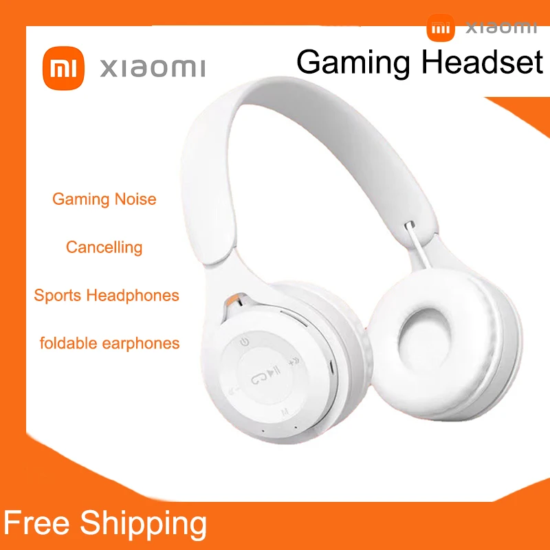 

Новая игровая гарнитура Xiaomi, Hi-Fi гарнитура с креплением на голову, Bluetooth-гарнитура серии Macaron, складная гарнитура с чипом Bluetooth 5,0