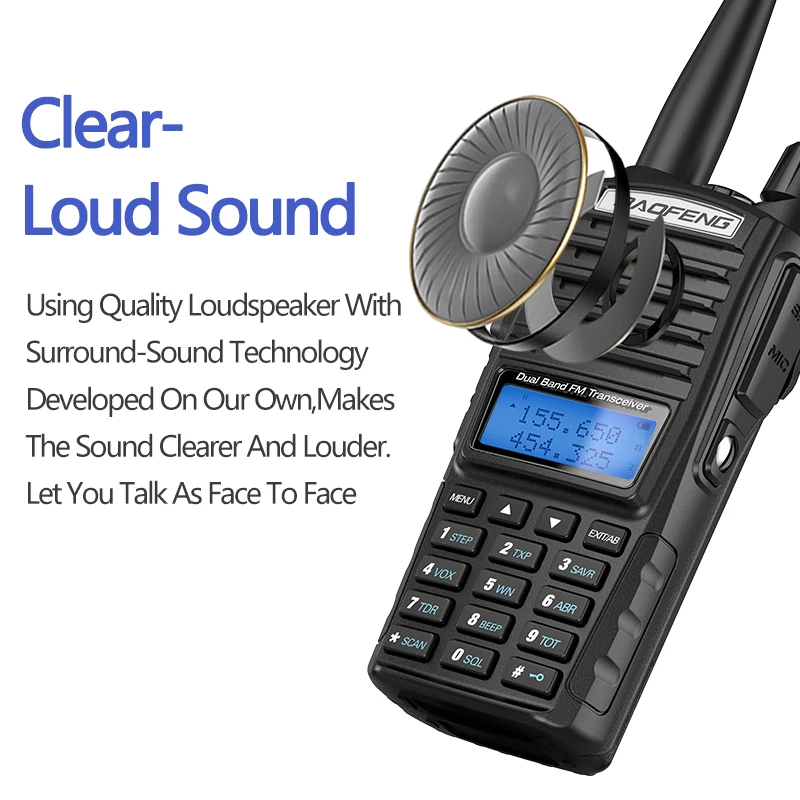 BaoFeng UV-82 Plus 8W Walkie Talkie Dual PTT Station Comunicador UV5R Ham Transceiver Dual-Band Intercom Handheld FM Radio