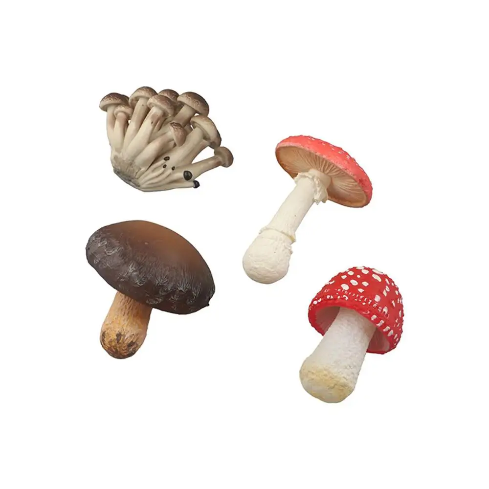 Овощная модель фигурки грибов пейзажные миниатюры Matsutake Oyste имитация гриба Pleurotus