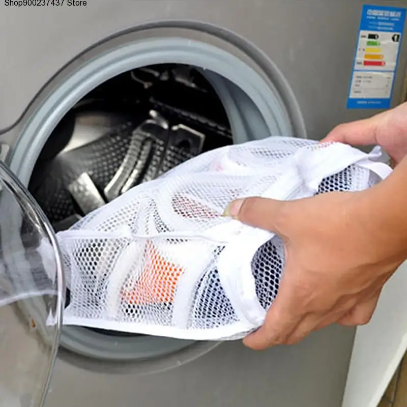 

Mesh Laundry Bag Lazy Shoes Washing Bagsfor Shoes Underwear Bra Washing Bags Protective Organizer Shoes Airing Dry Tool