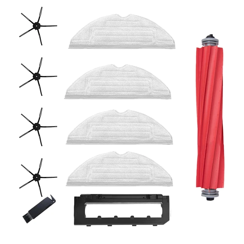 

1Set For Xiaomi Roborock Q7 Max T8 Parts Main Brush Side Brush Mop Rag Cover Replacemen Robot Vacuum Cleaner Accessories