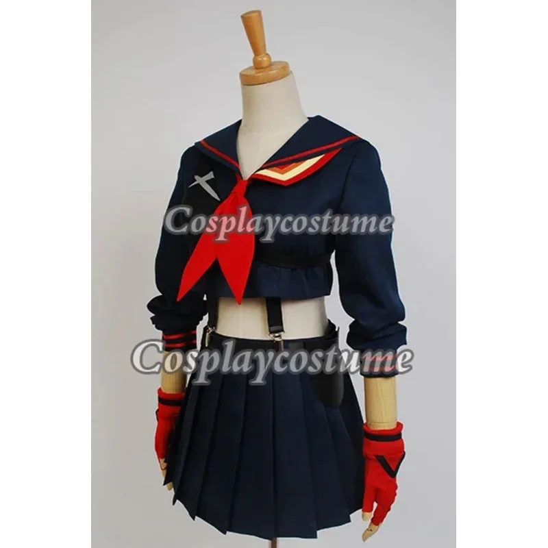 Фото Kill la Kill косплей Ryuko Matoi карнавальный костюм праздничное платье для девочек Хэллоуин карнавальный карнавальный костюм G17 №4