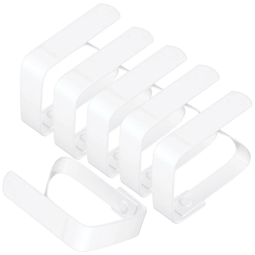 

6Pcs Tablecloth Clips Table Cover Fixing Clips Stainless Steel Table Cloth Clips Restaurant Tablecloth Clips