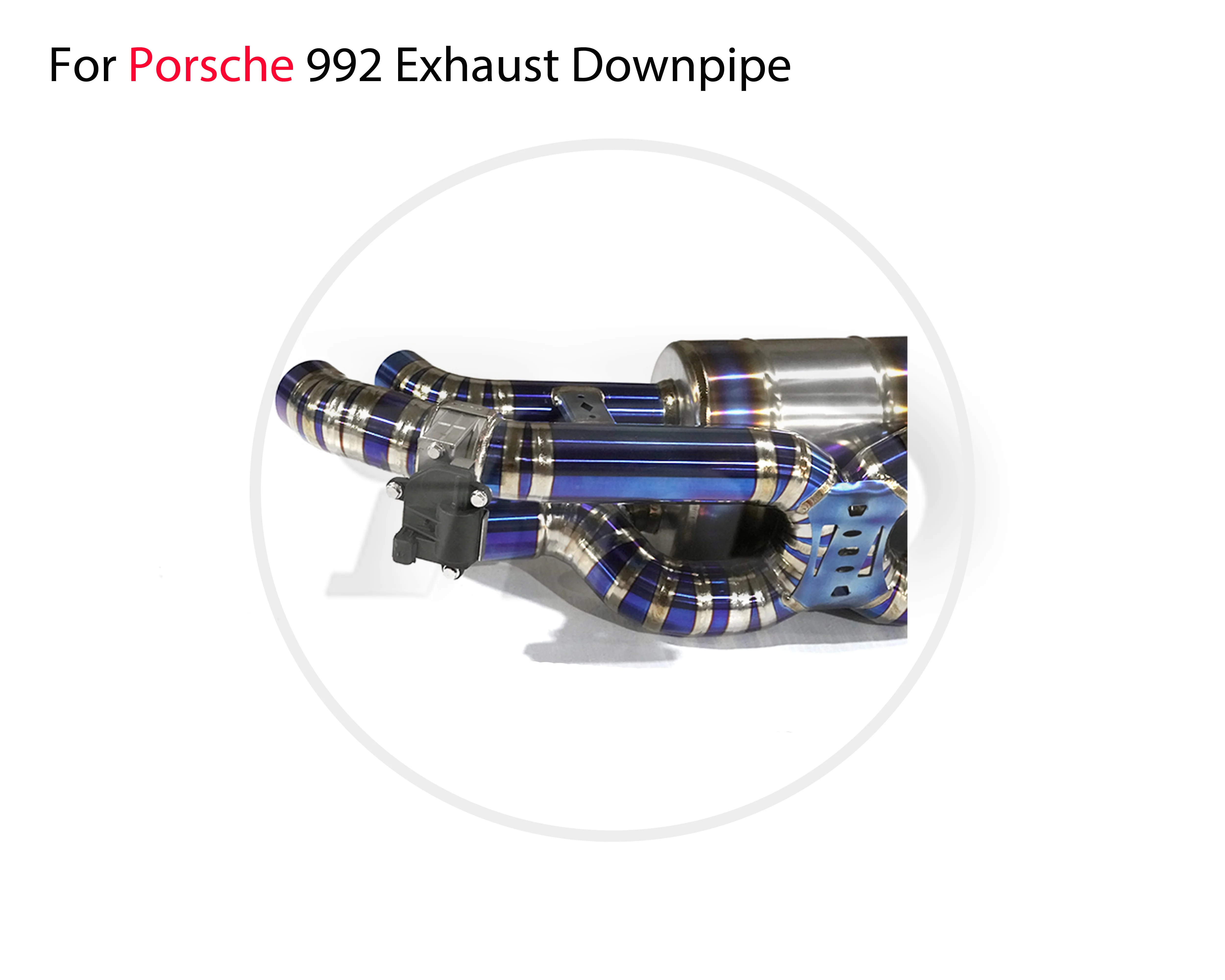 Титановый клапан выхлопной системы HMD Catback для Porsche 911 992 Carrera 3.0T глушитель